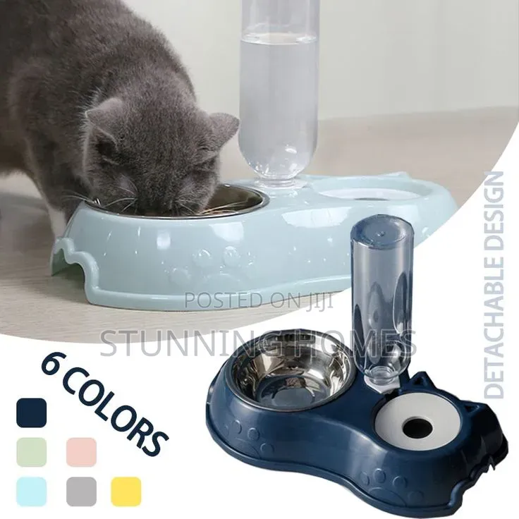 Automatic 2 in 1 Pet Bowl With Water Dispenser