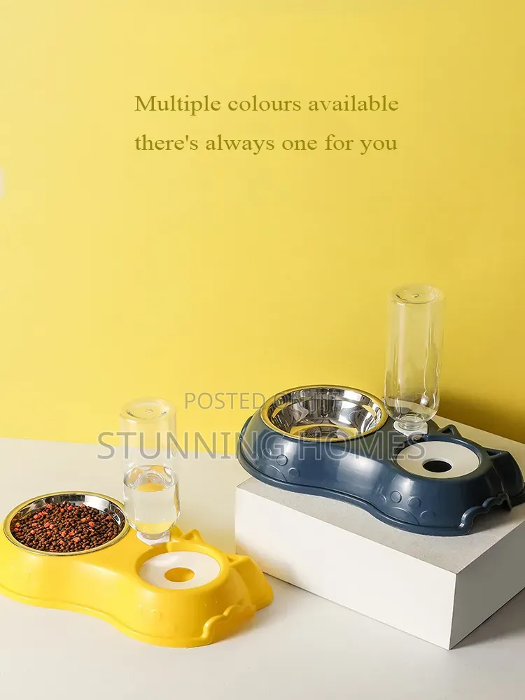 Automatic 2 in 1 Pet Bowl With Water Dispenser