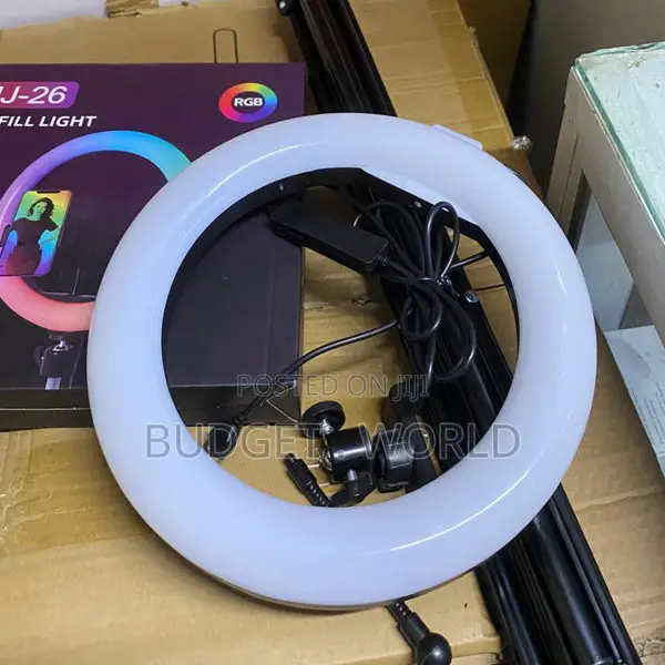 RGB Video Recording Ring Light 13 Inch With Bright Led Illumination