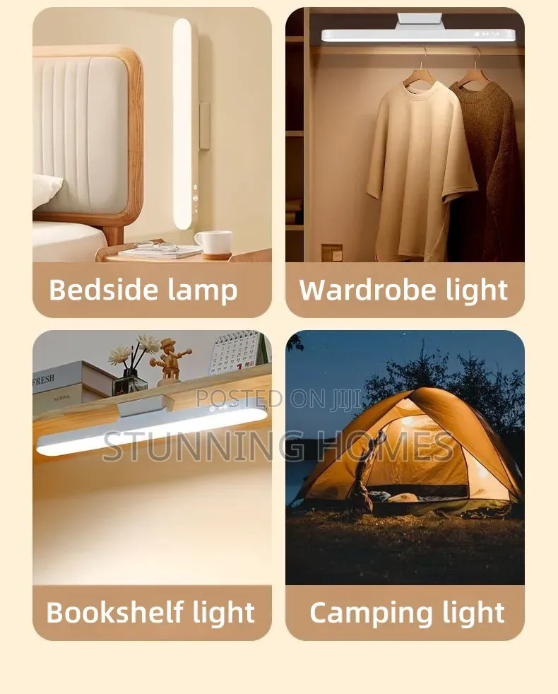 Magnetic Rechargeable Wall Lights With a Remote Control