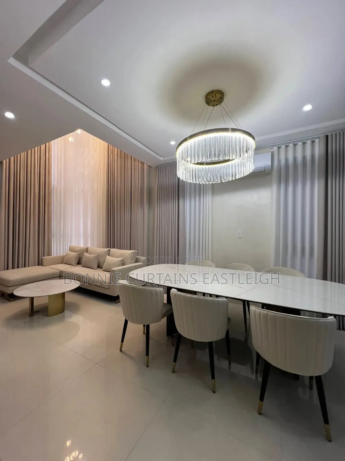 White Curtains and Sheers Living Rooms