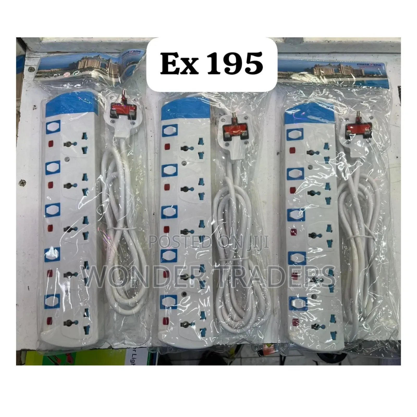 *Ex 195 Five Way Socket Power Extension Cable*