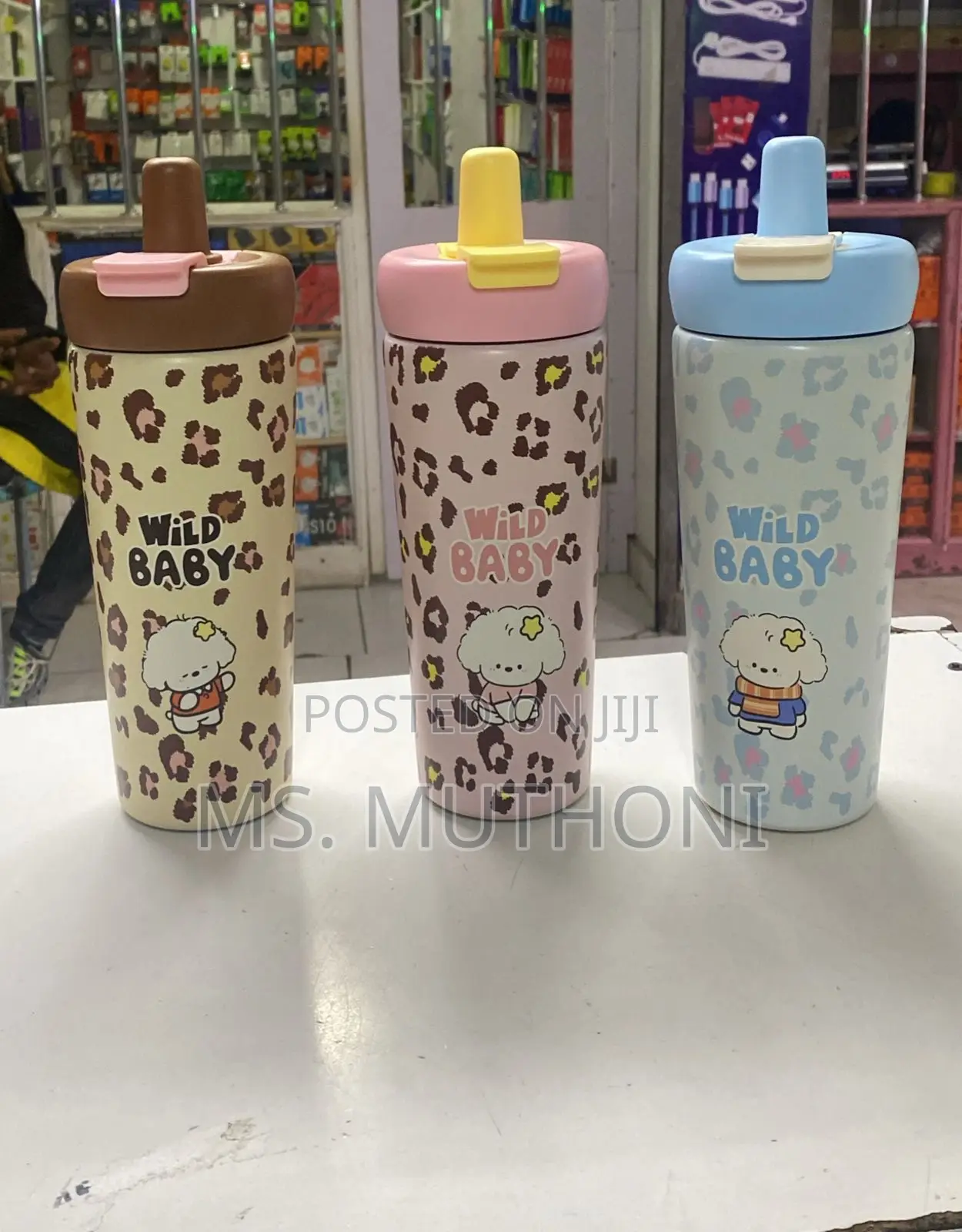 750 Ml Stainless Steel Wild Baby Chui/ Animal Print Tumble