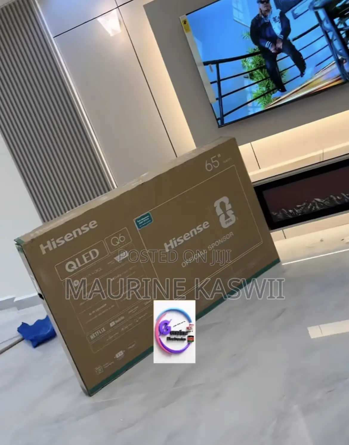 Hisense 65”Q6qken Qled Uhd Frameless Bluetooth Enabled