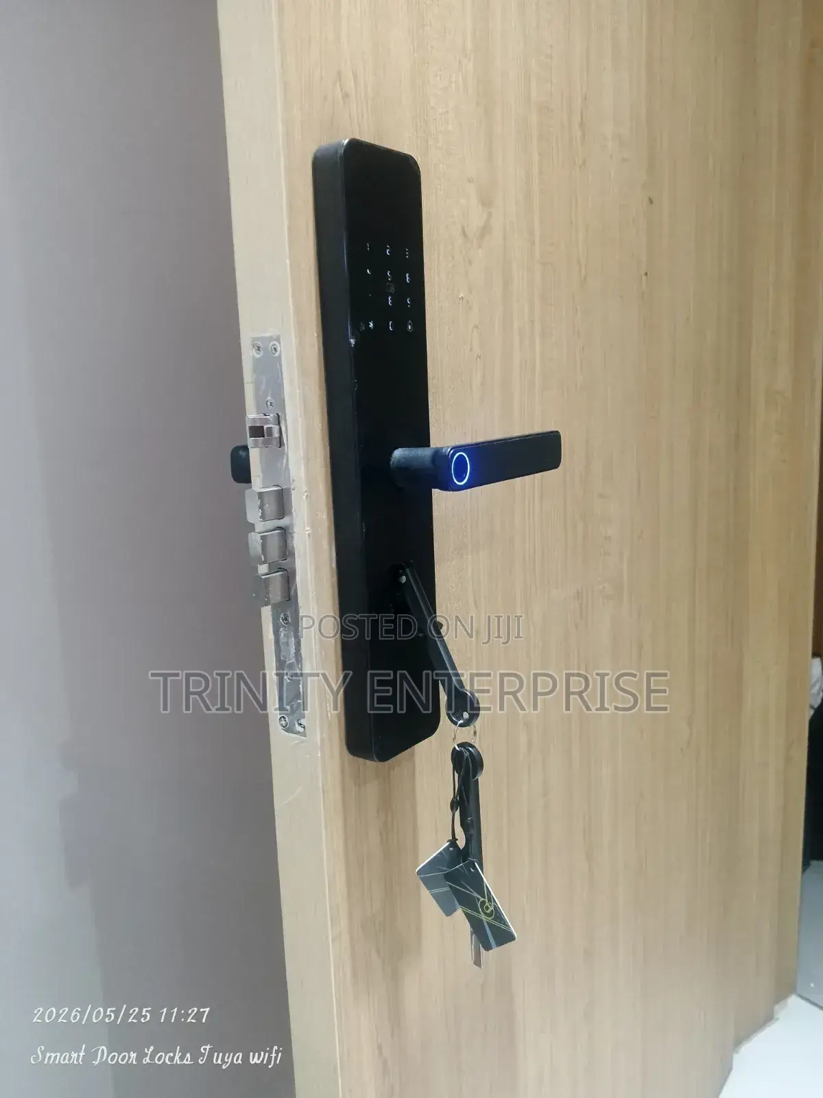 Smart Lock Tuya App Control Unlock Password Cards Fingerprints