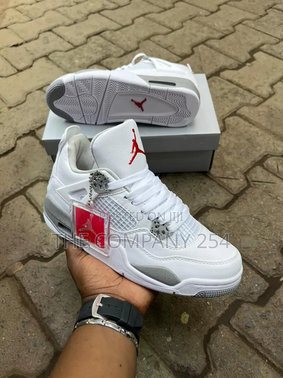 Quality Casual Leather Jordan 4 Unisex Sneakers Shoes Size 38_45
