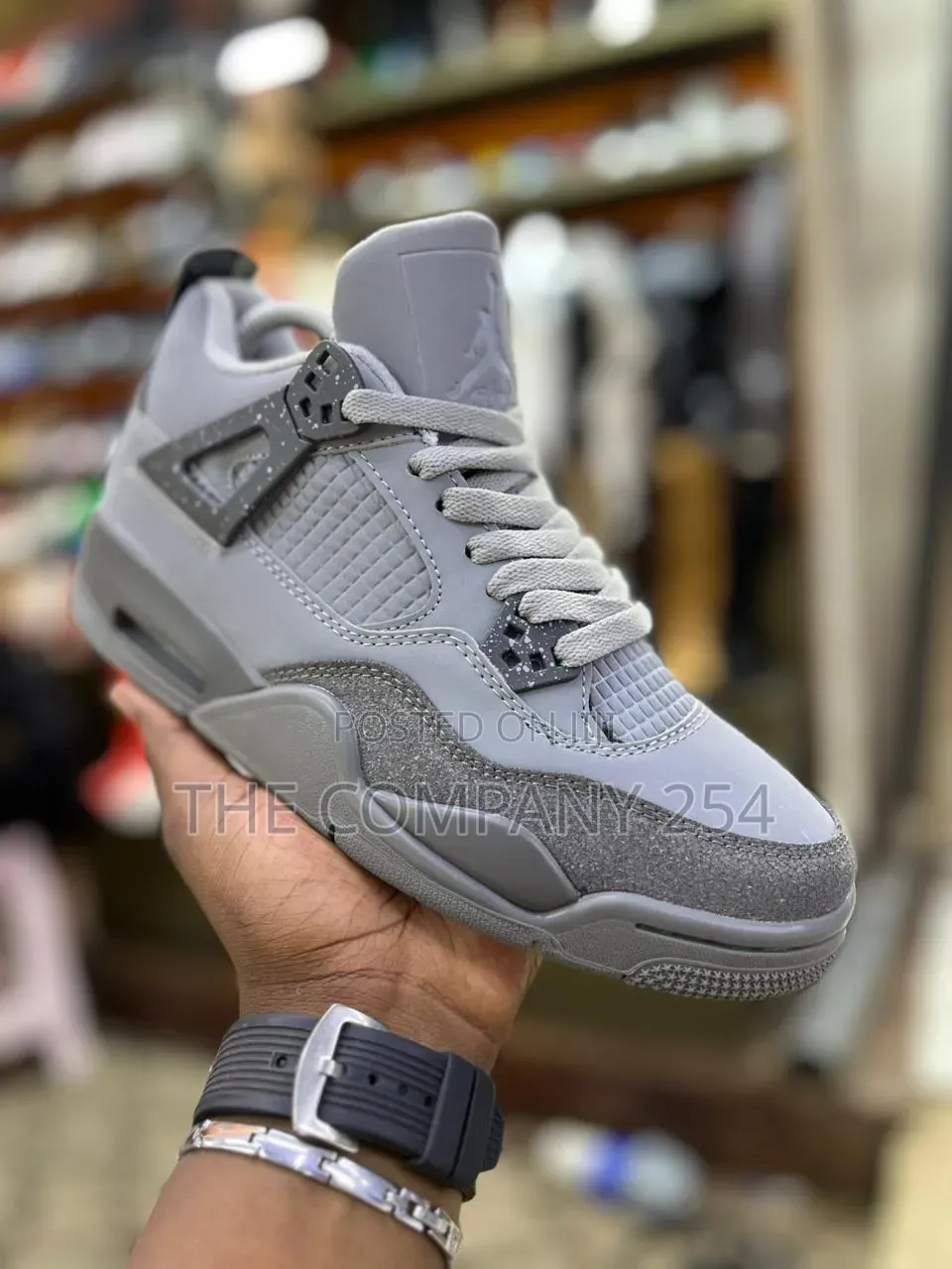 Quality Casual Leather Jordan 4 Unisex Sneakers Shoes Size 38_45