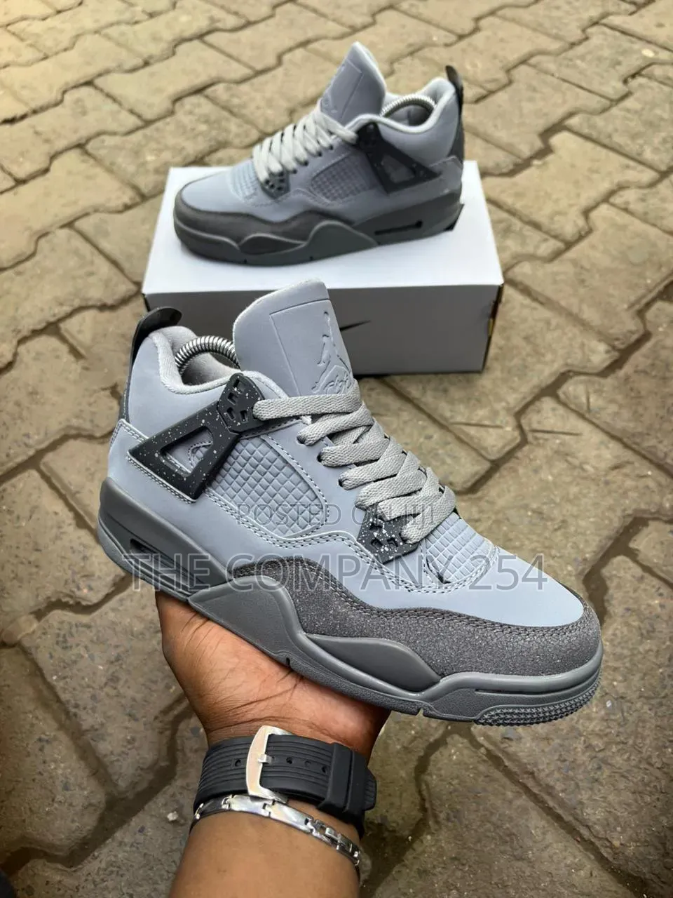 Quality Casual Leather Jordan 4 Unisex Sneakers Shoes Size 38_45