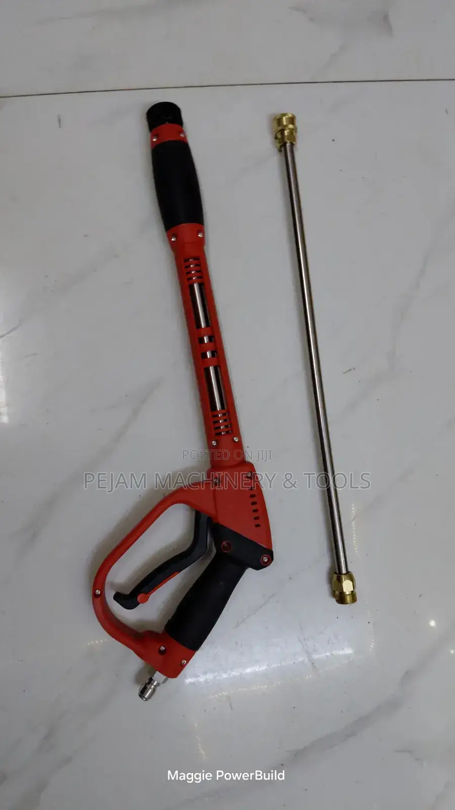 Heavy-Duty 4400psi/5600psi Red/Black Carwash Gun