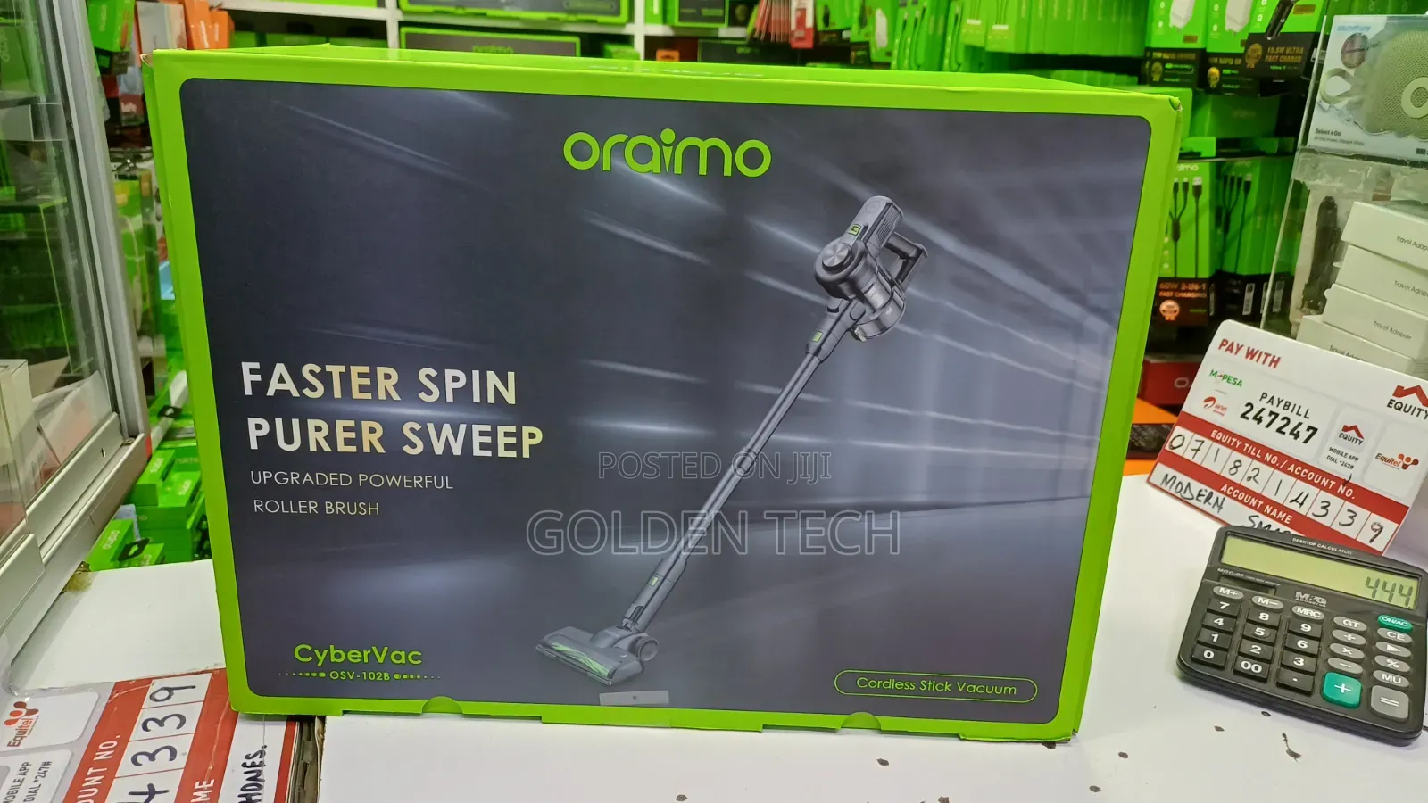 Oraimo Cybervac Dry Vacuum Cleaner for Home Car