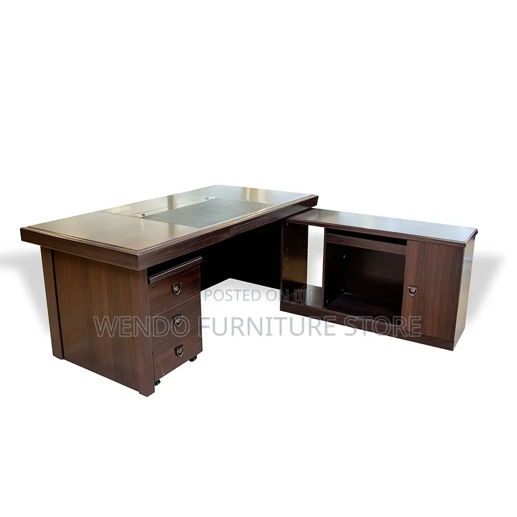 Office Desk; 1.6 Meters Mahogany Executive Office Boss Desk