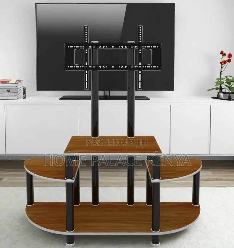 Tv Cabinet: Wooden Panel Tv Unit With Bracket for 32 to 70 Inch