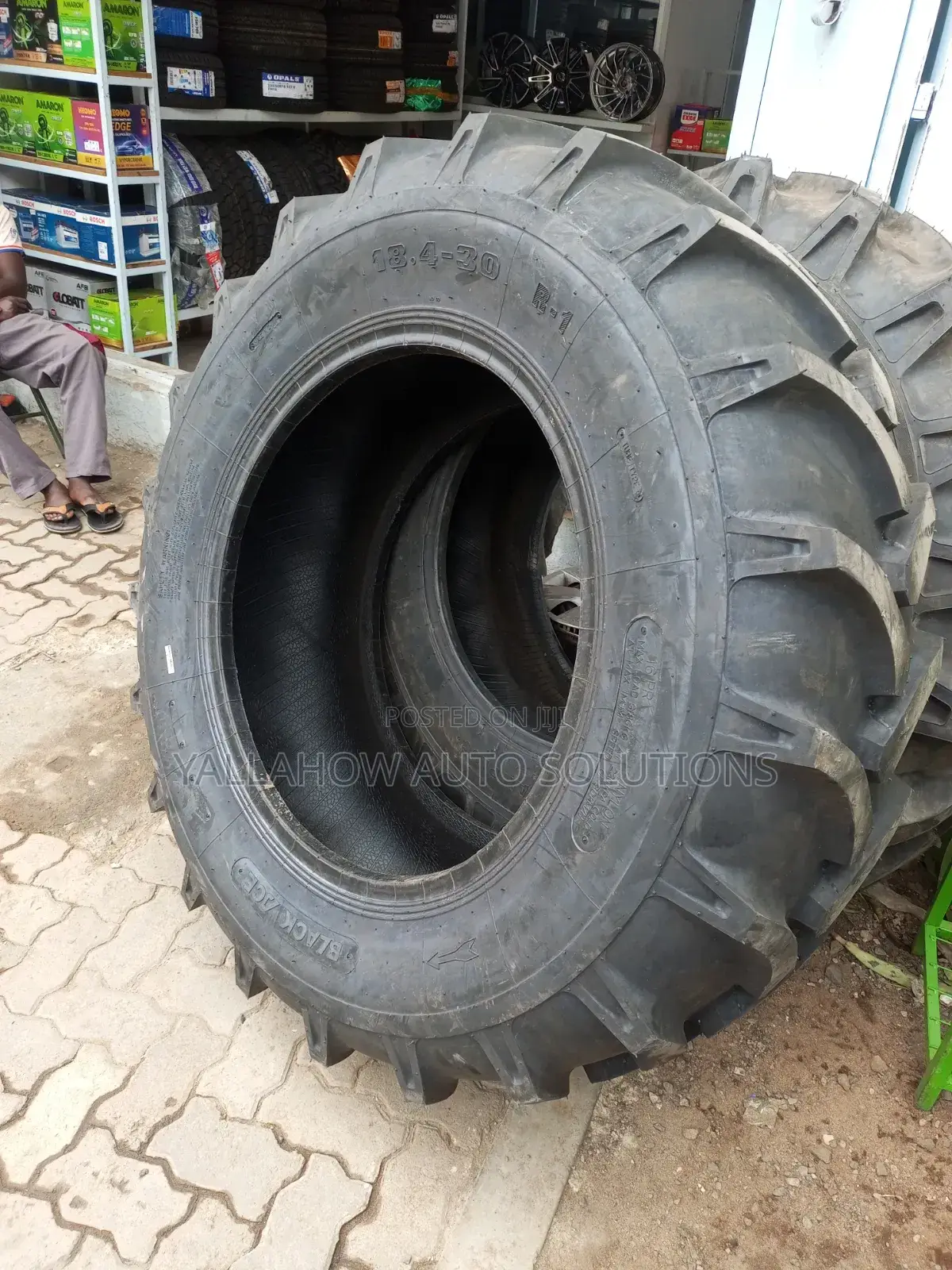 18.4-30 Black Ace Agricultural Tyre – Durable Farm Tractor Tyres.