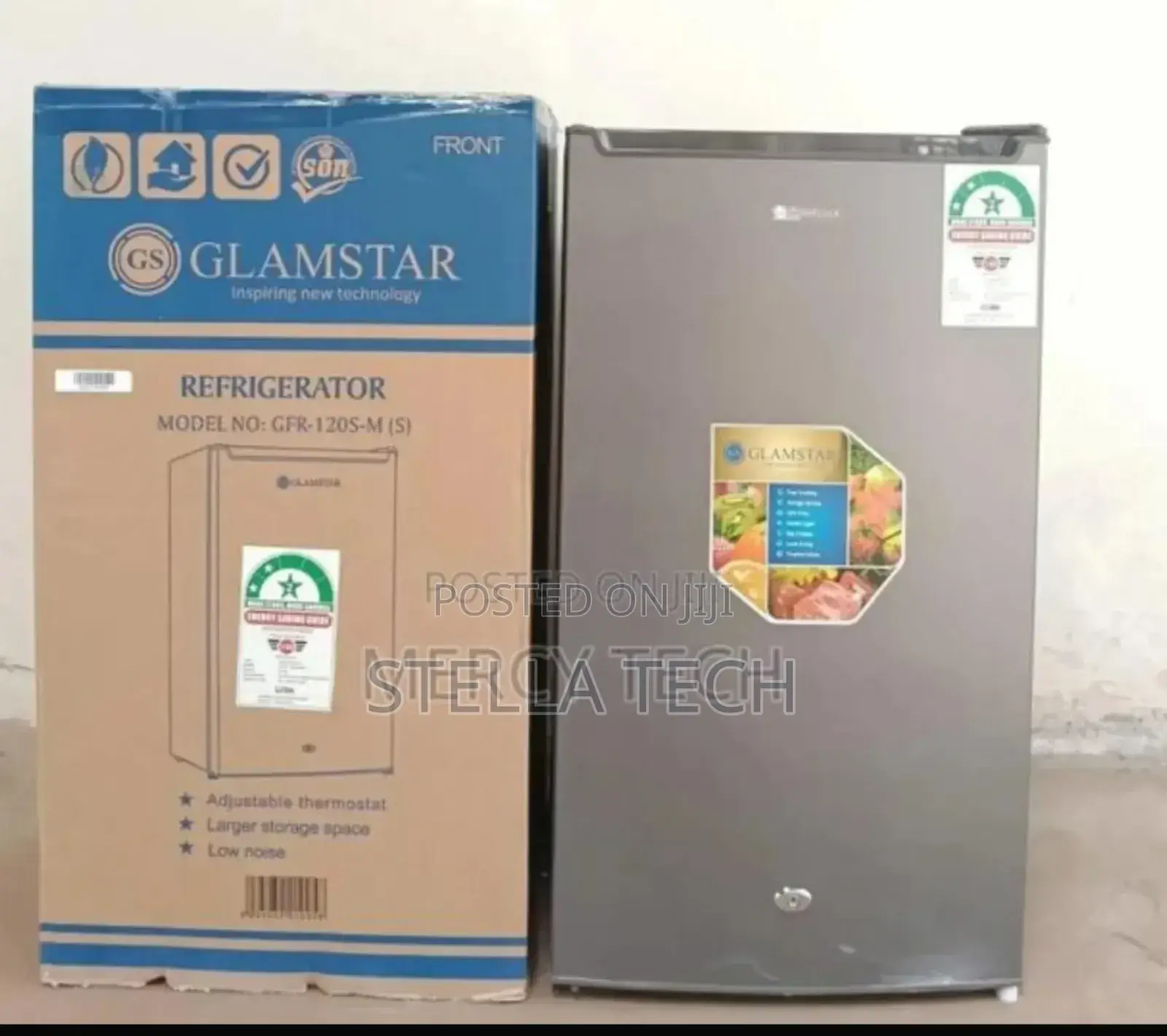 90 Litres Single Door Glamstar Fridge