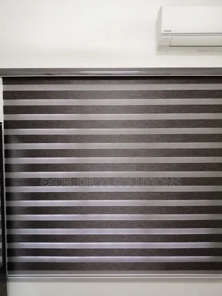 Kitchen Window Blinds | Moisture Resistant Zebra Roller Shades