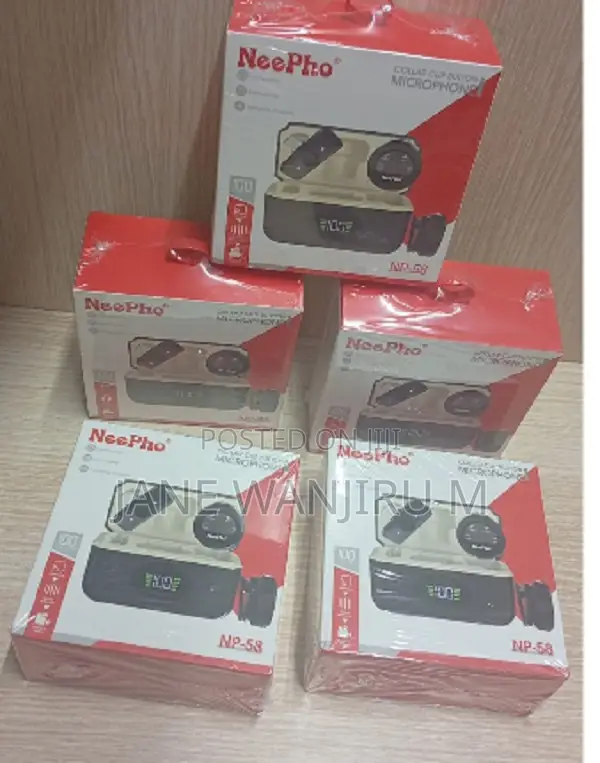 ! Np58 Portable Type-C Clip-on Wireless Microphone