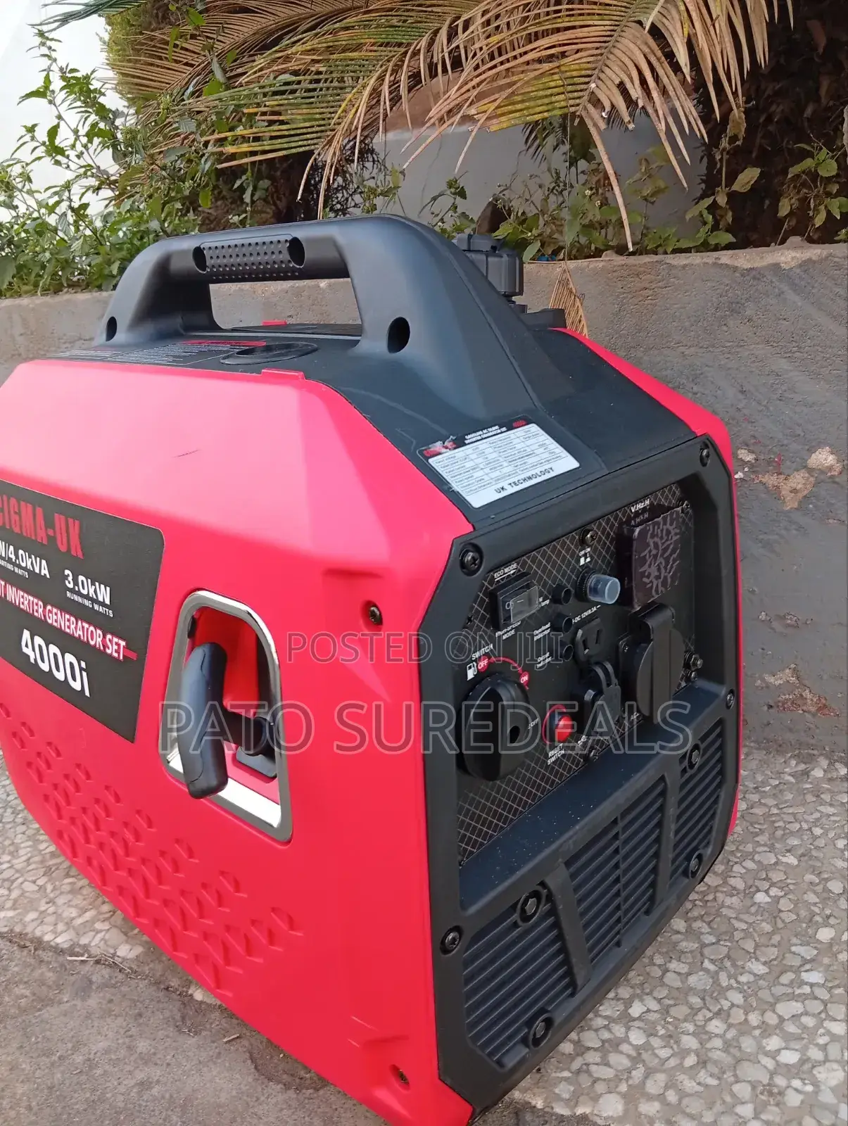 Powerfull and Portable Generator 4kva Cigma-Uk