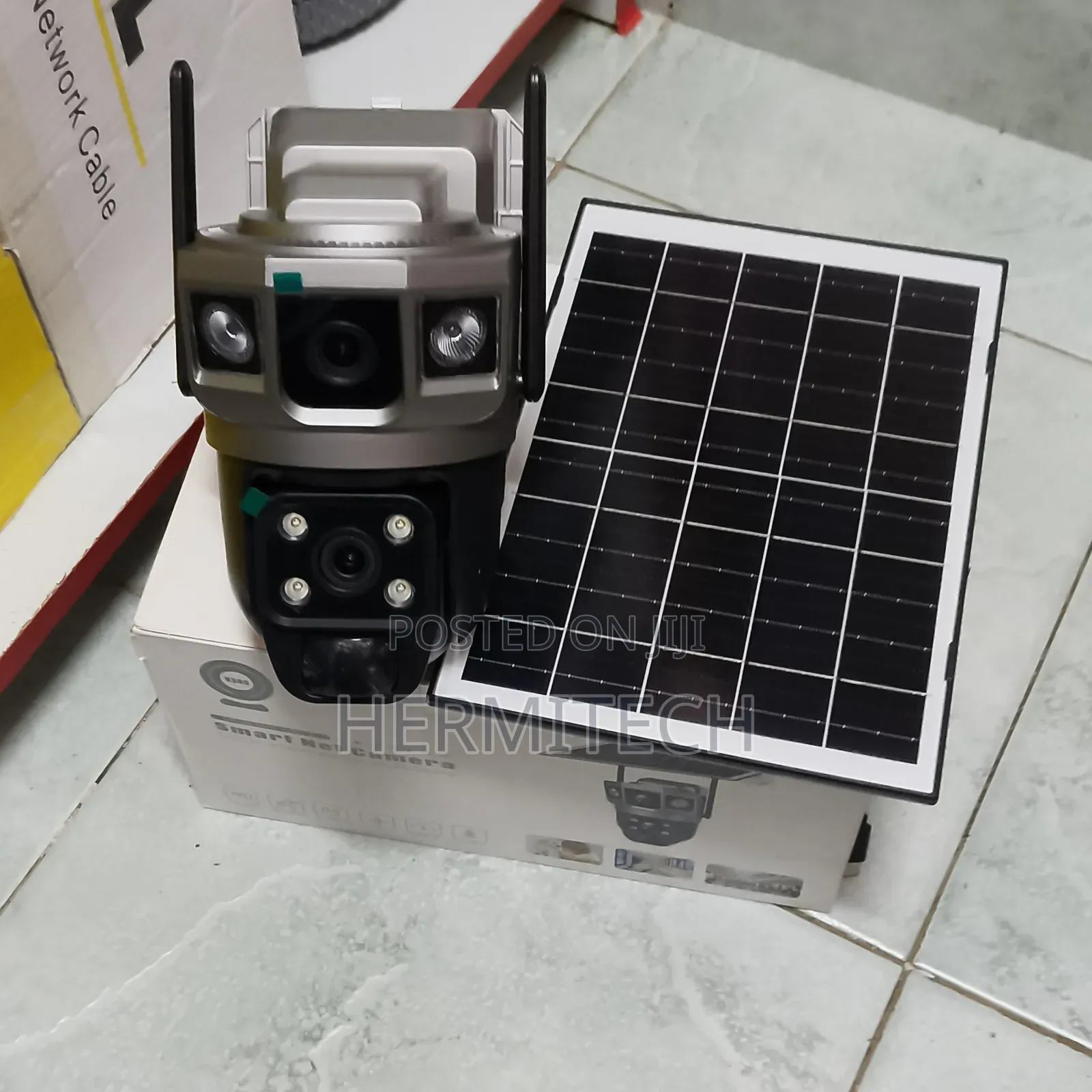 Dual-Lens 4g Solar Powered CCTV Cameras Outdoor Surveillance Camera