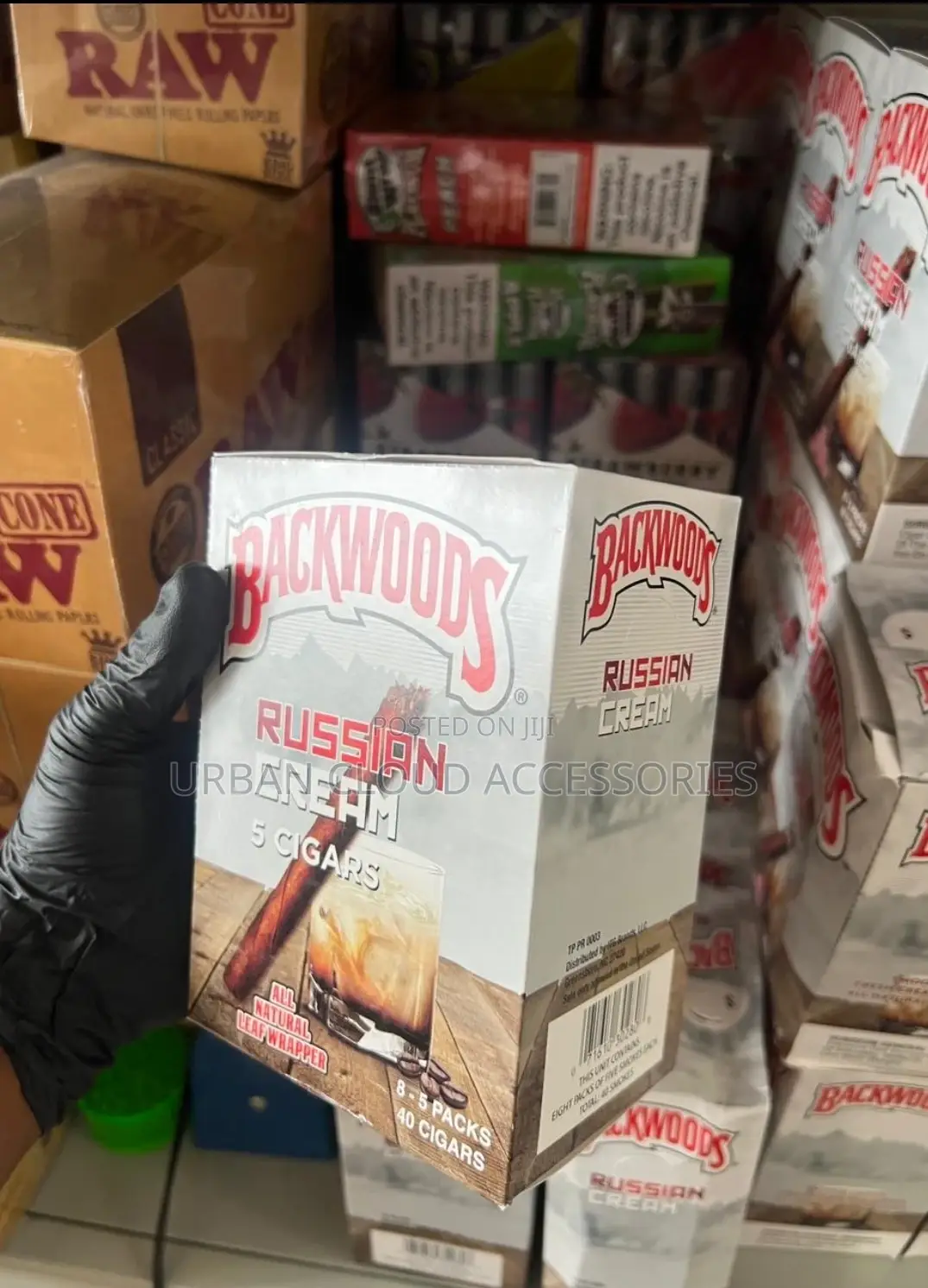 Backwoods Russian Cream Flavor - 5 Pack.