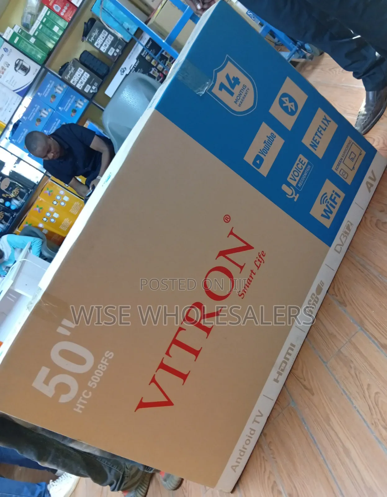 Vitron 50" Android Smart Tv - Full Hd, Wifi, Bluetooth, Slim Bezel