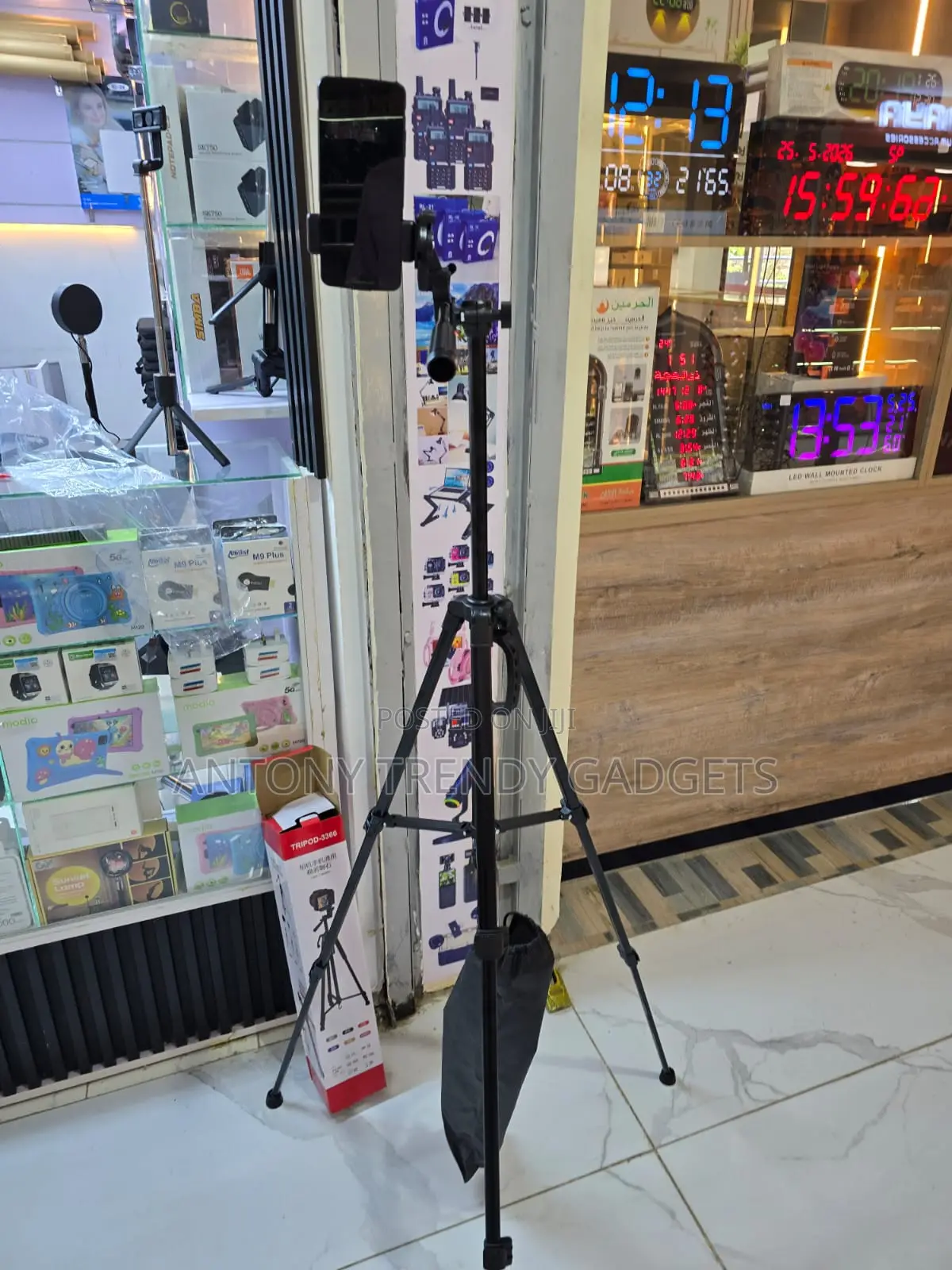Tripod-3366 Portable Camera Phone Tripod With Handle
