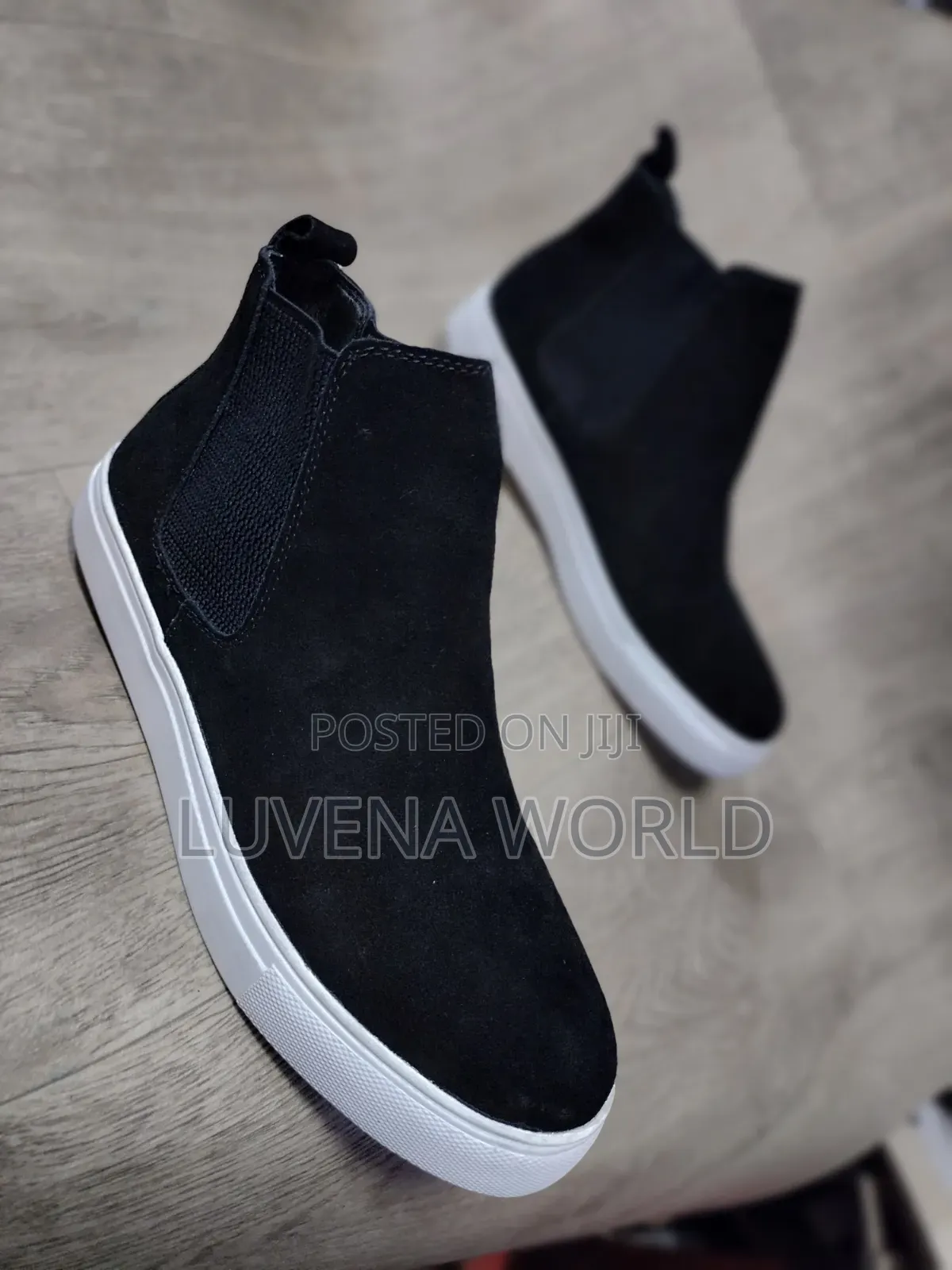Clark White Sole Leather Boots