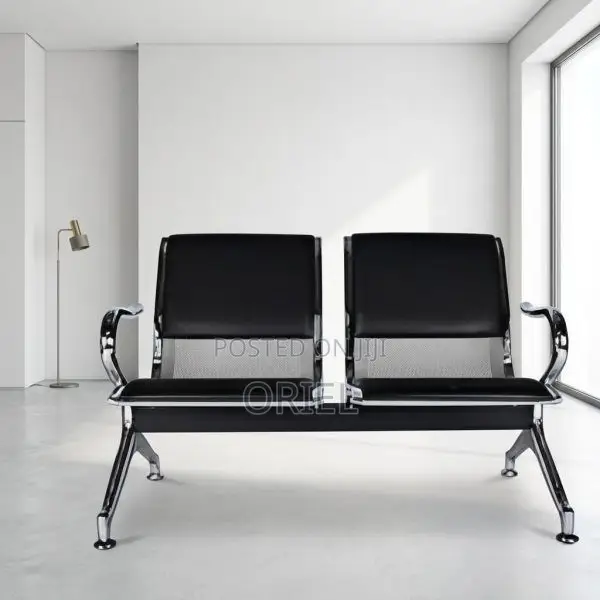 Office Bench : 2-Seater Linked Office Waiting Bench