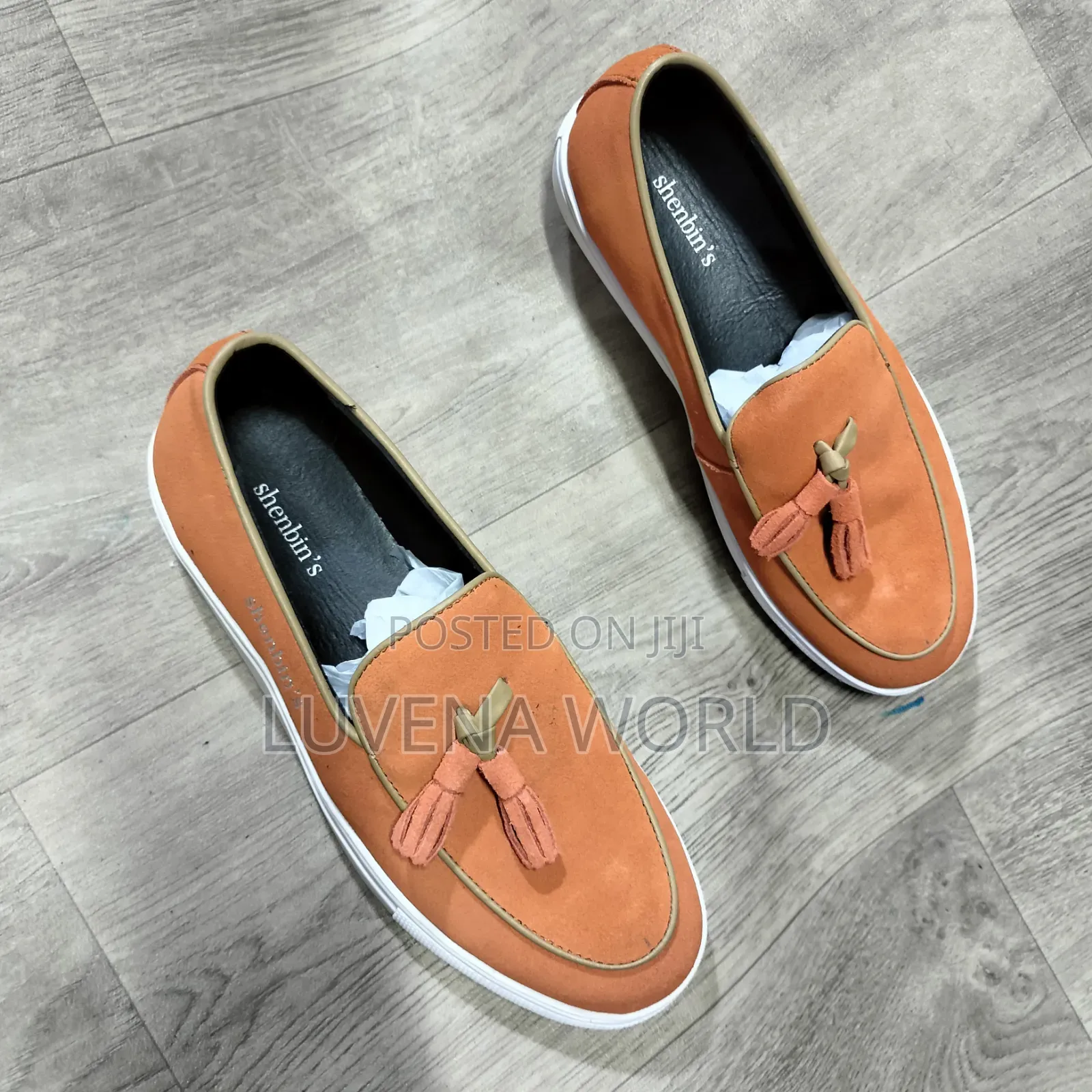 Orange Shenbins Leather