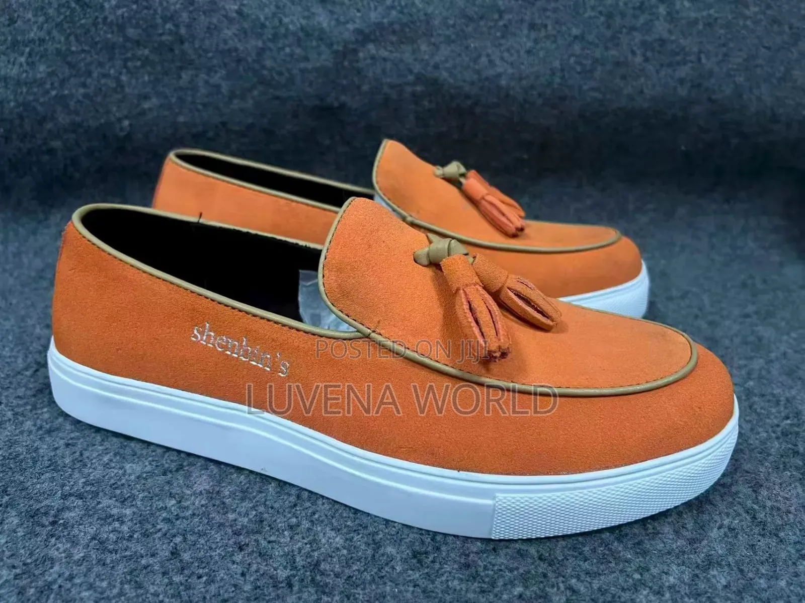 Orange Shenbins Leather
