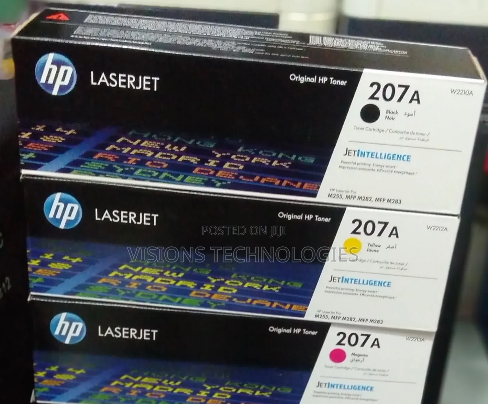 Hp 207a Color Toners Yellow/Cyan/Black