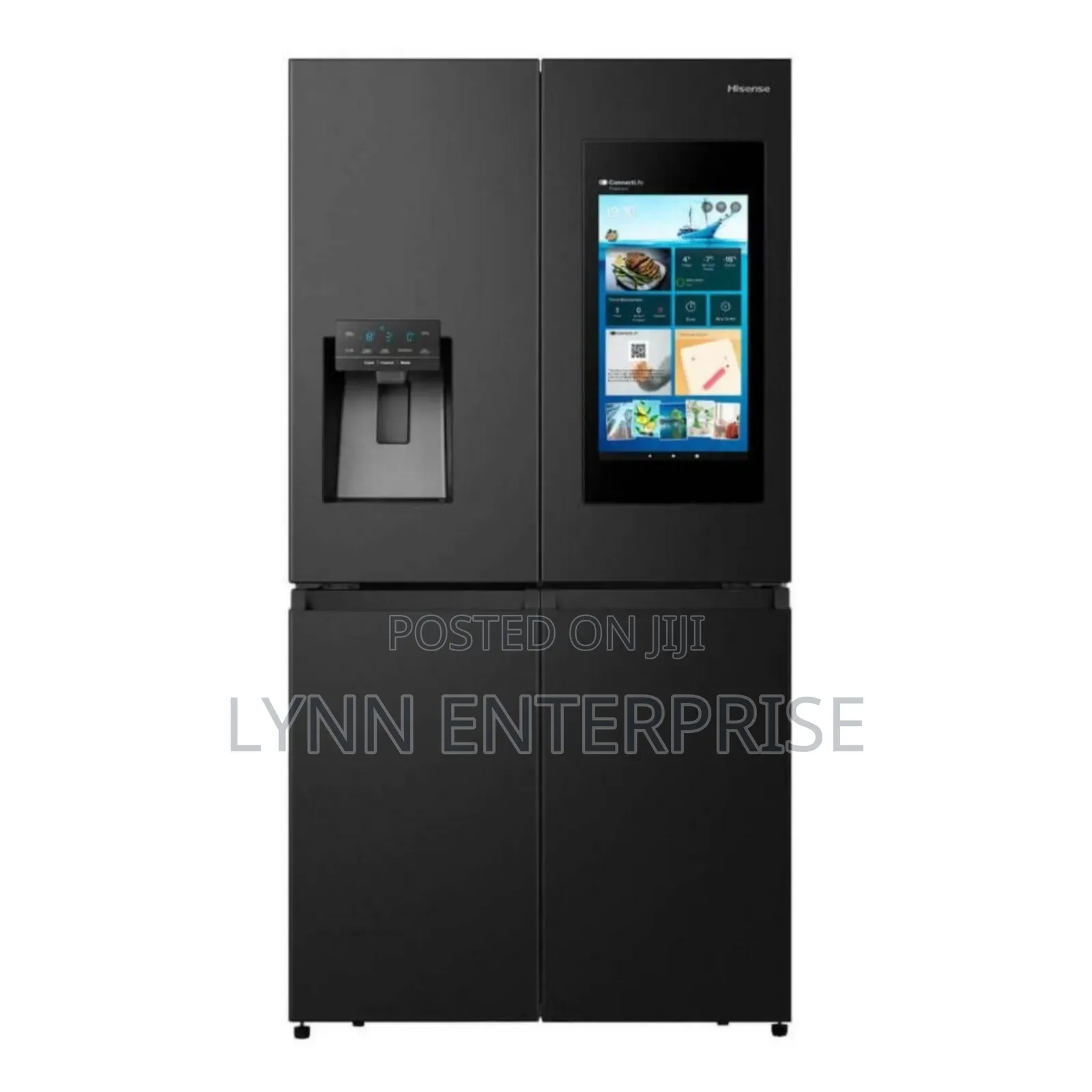 Hisense Fridge 538 Liters 4-Door Smart Screen .