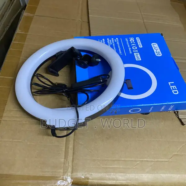 Smart Led Selfie Ring Light With Tall Tripod Stand for Mobile Recordin