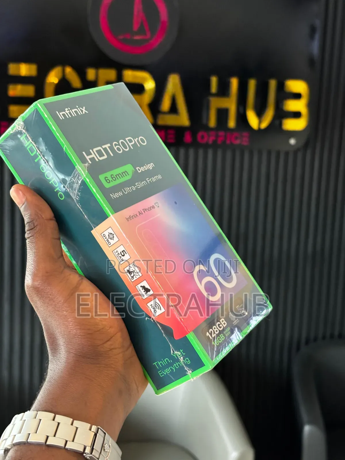 New Infinix Hot 60 Pro 128 GB Black