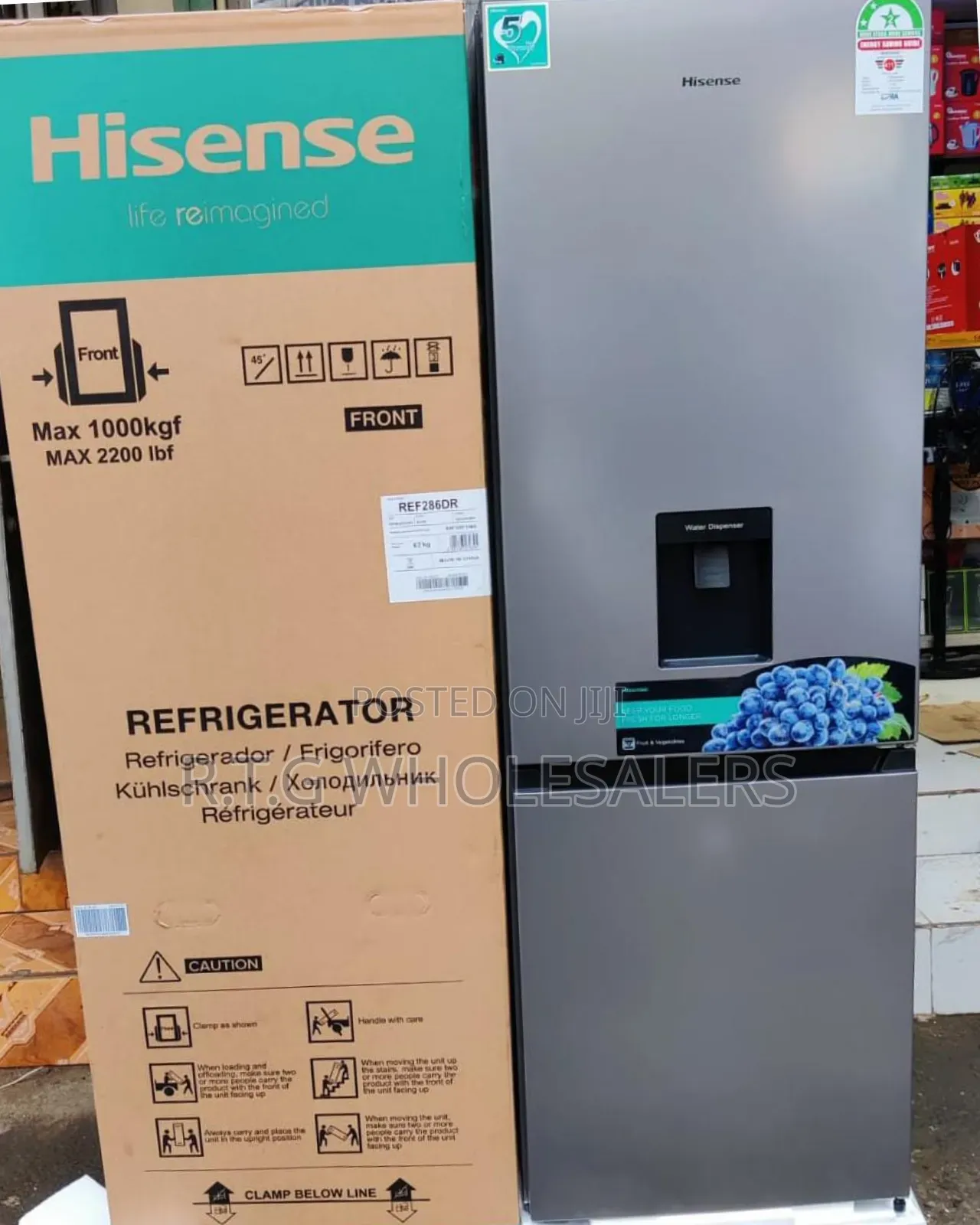 Hisense 292l Bottom Freezer No Frost Fridge