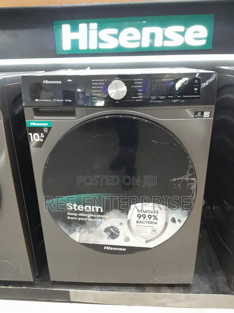 Hisense Washing Machine Front Load Wash and Spin 10.5