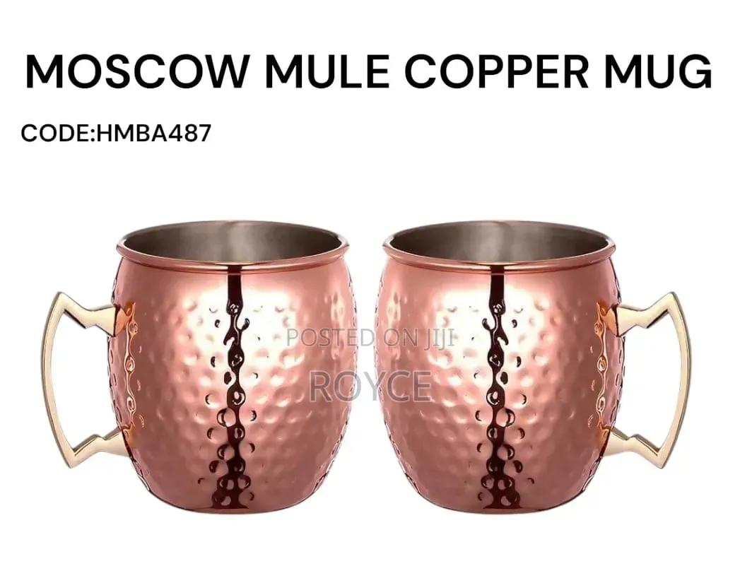 2pcs Moscow Mule Copper Mug- 500ml