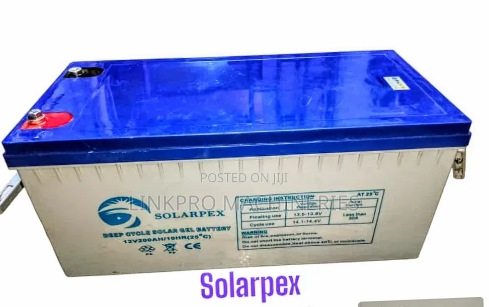 Solarpex 200sh 12volts Gel Battery