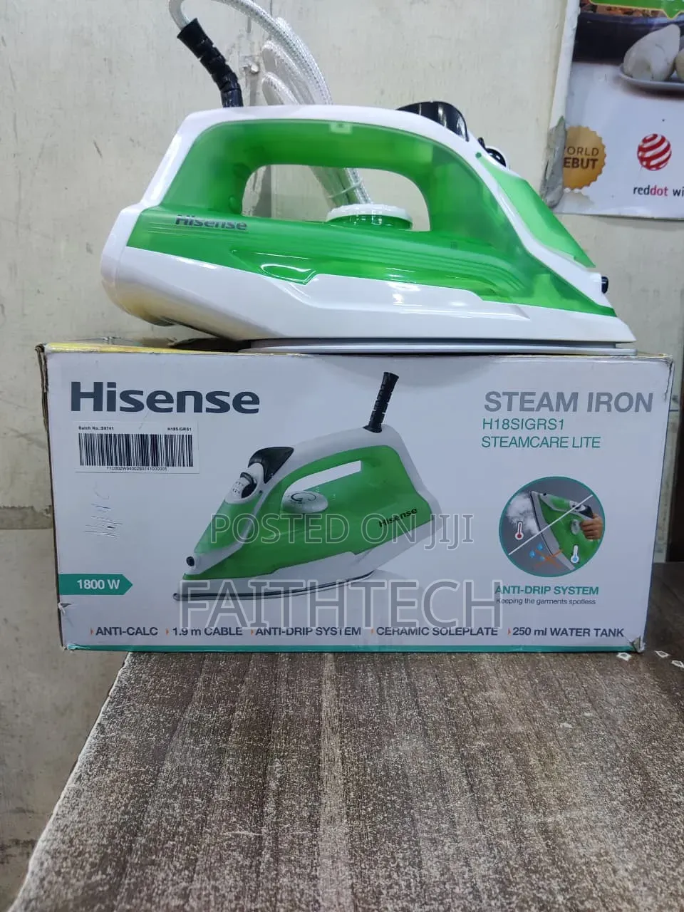 *Hisense Steam Iron 1800w