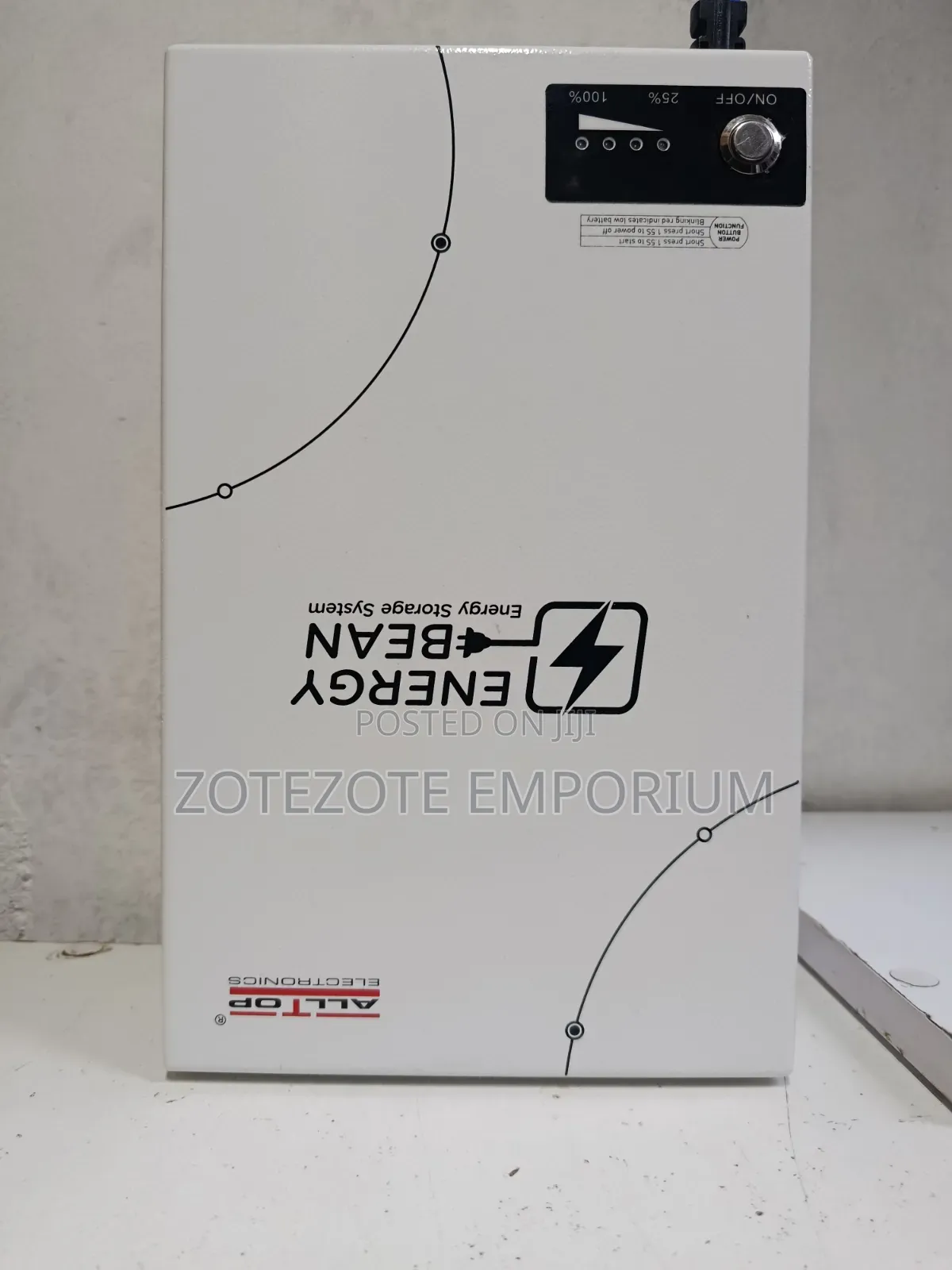 Home and Office Power Bank, Ups - Energy Bean - 1kwh (250w)