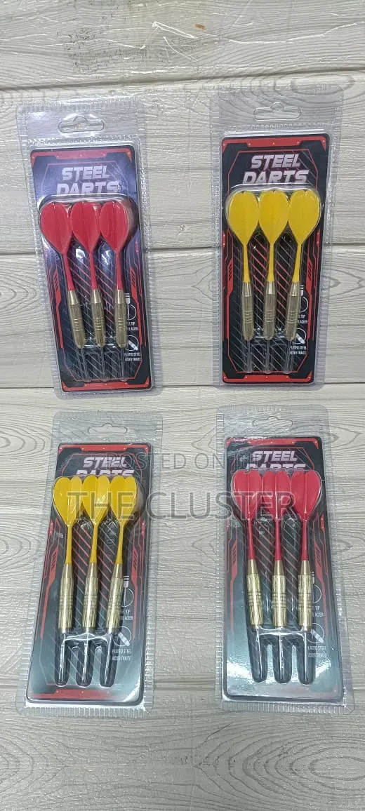 3pcs Steel Darts.
30 Grams.
-