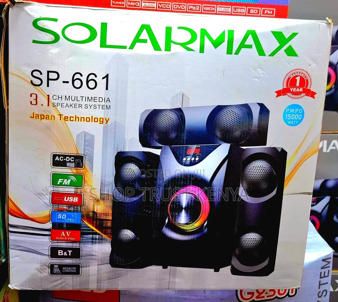Solarmax 3.1ch Sp-661 Speaker System