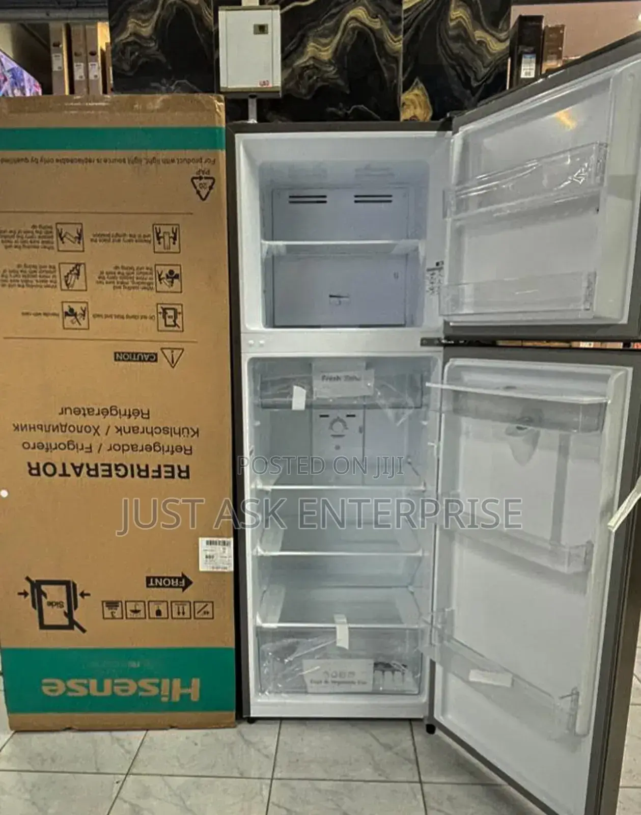 Hisense Fridge 2 Door Ref320dr No-Frost 320 Litres