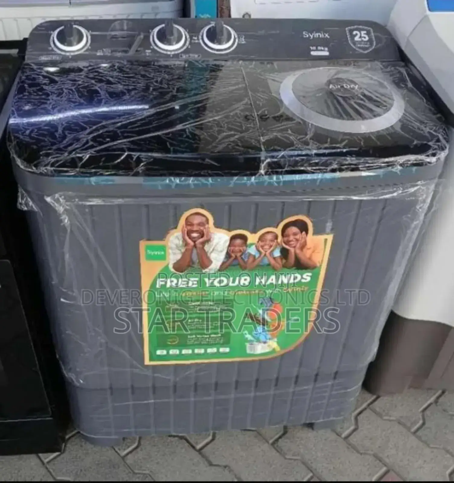 Syinix Top Load Twin Yub Washing Machine