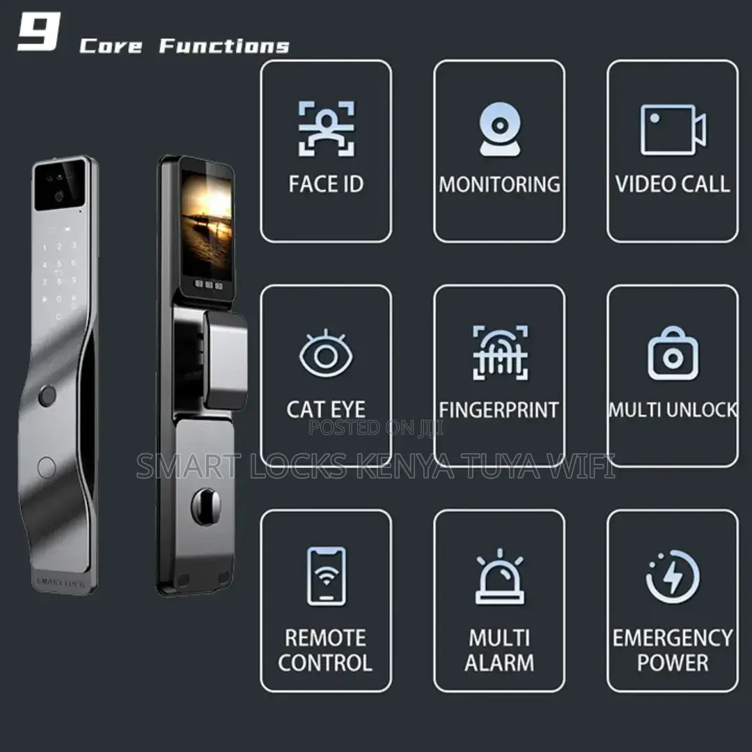 Smart Lock 3d Face Recognition Smart Lock With Tuya Wifi App Contorl