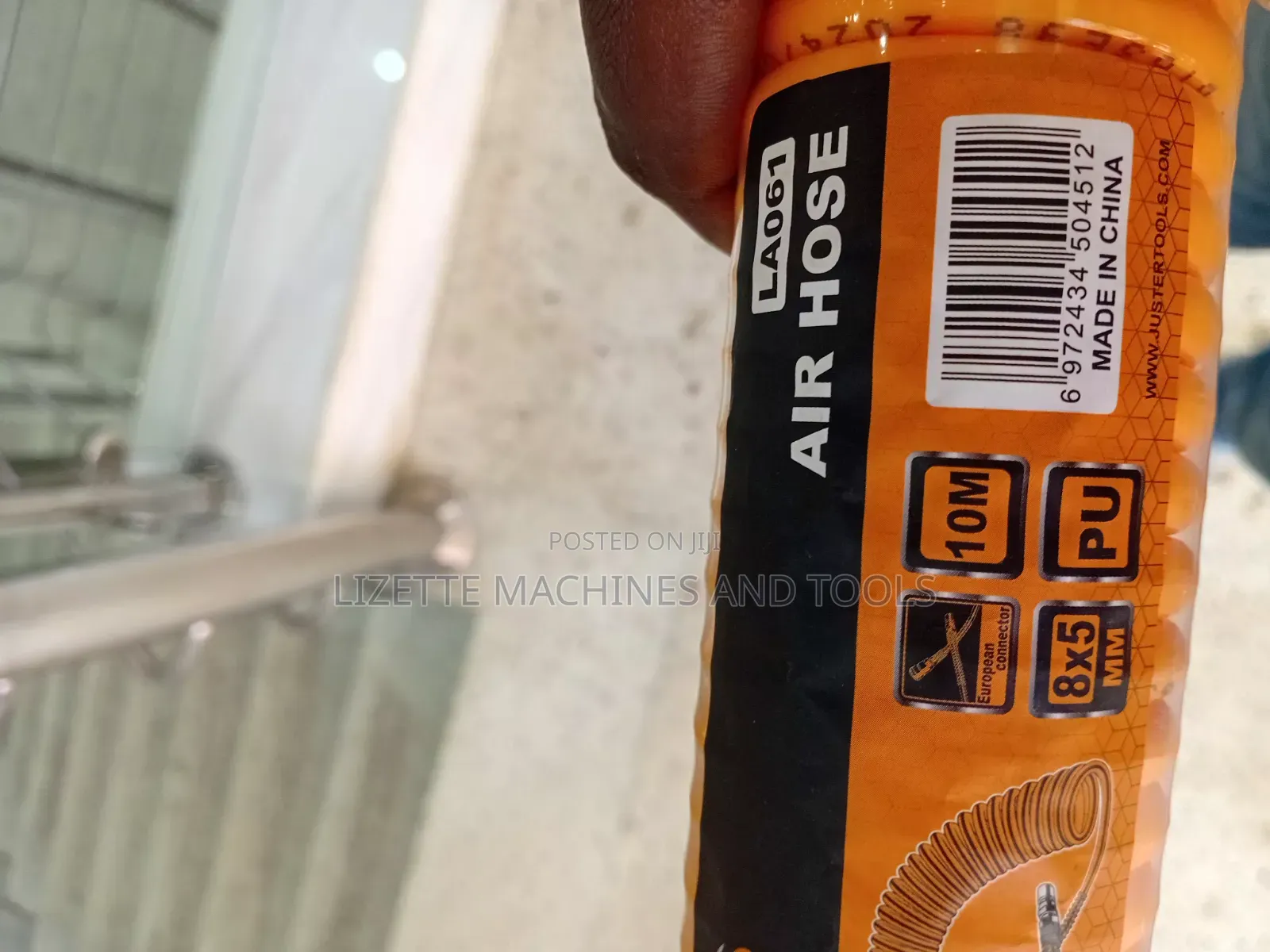 10m Spiral Air Compressor Hose Pipe