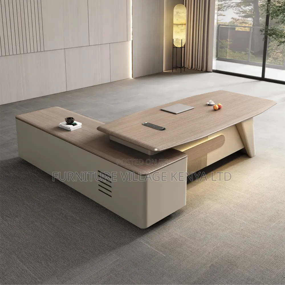 1800mm Imported Presidential L-Shape Task Table