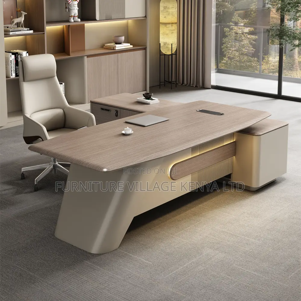 1800mm Imported Presidential L-Shape Task Table