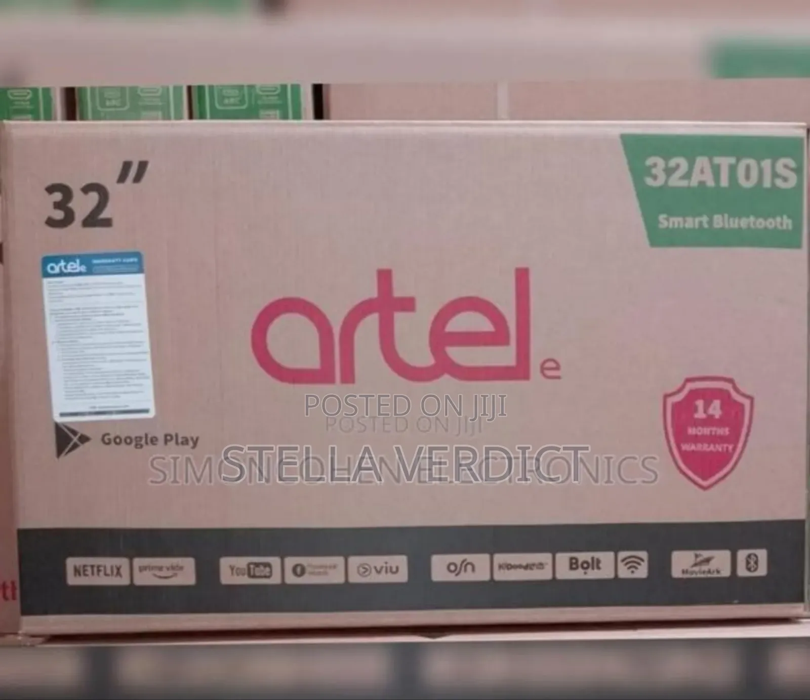 26 Inches Ac/Dc Artel Smart Android Digital Tv