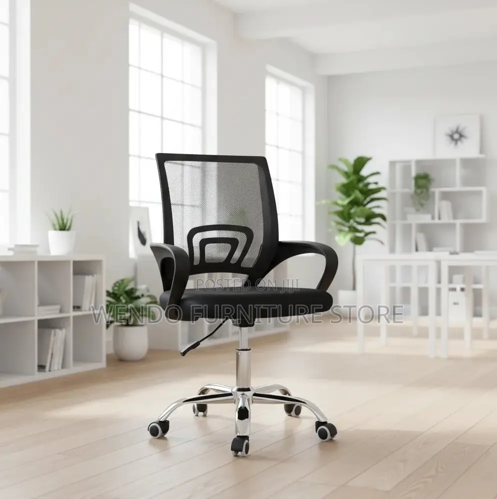 Office Chairs; Mid Backrest VVS-Uy7b Mesh Fabric Office Chairs