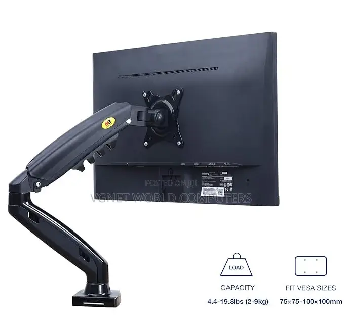 North Bayou F80 Desk Monitor Arm Mount 17-30inches